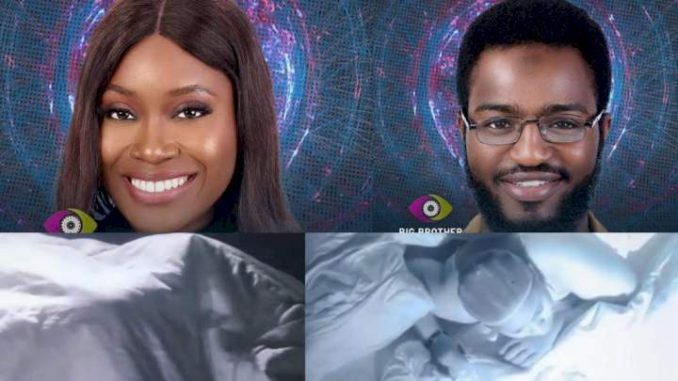Netizens Concerned As Khalid, Daniella Are Caught Again Having Intense Bedroom Session; Amaka Watches (Videos)