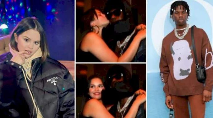 Singer Selena Gomez Kisses Rema, Video Melts Hearts