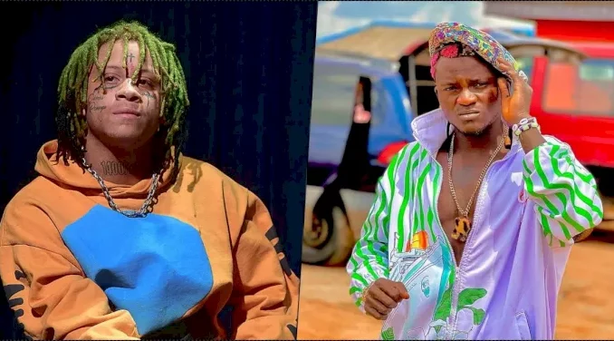 "He Will Call Him Out Soon" - Speculations Trail Portable's Growing Relationship With American Rapper, Trippie Redd (Video)