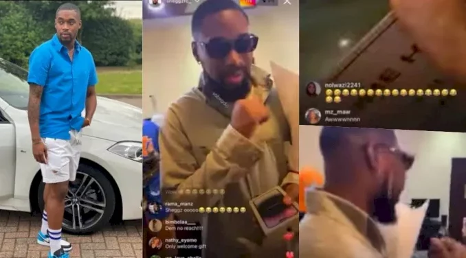 Sheggz Receives iPhone 14, N2 million, And Others From Fans (Video)