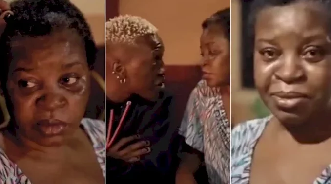 "You Don Big Anyhow O, You Dey Chop Belleful" - Hermes Stirs Emotions As He Visits His Mother, Says She Doesn't Speak (Video)