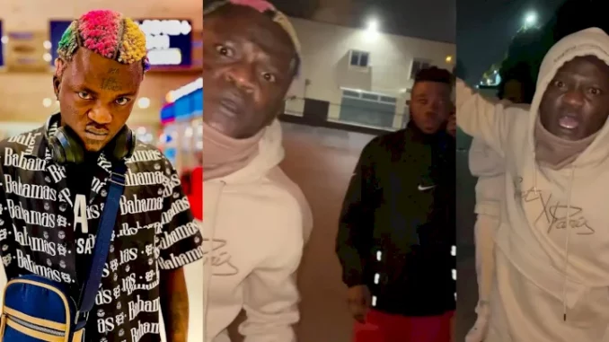 "Na Where Dem Dey Spray Money I Dey Perform Not Where They Are Shooting" - Portable Roars After Narrowly Escaping Attack In Italy (Video)