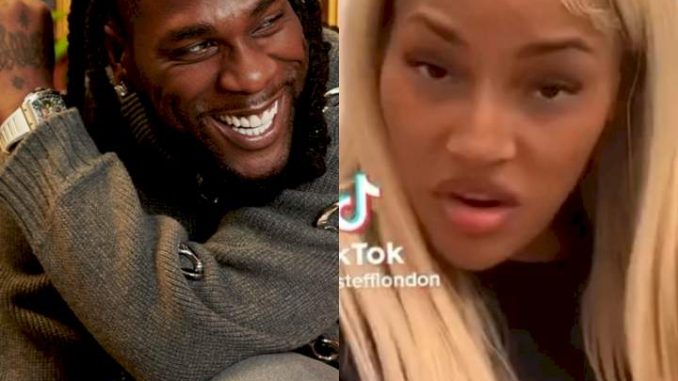 ''Move On' - Burna Boy Responds After His Ex, Steflondon, Shared A Video Mocking A Mama's Boy