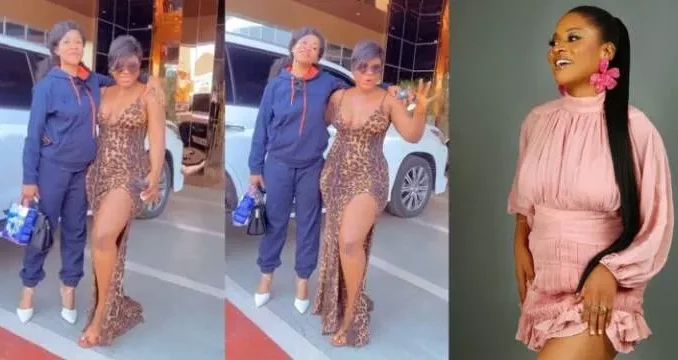 "Which Kind Dressing Be This?" - Netizens React To BBNaija Star Phyna's Outfit During Meeting With Destiny Etiko (Video)