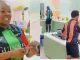 "Mama Seyi, your pikin dey wait for you; go breastfeed am" - Omashola fires at Lucy as they fight over a plate of chicken (Video)